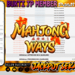 BUKTI JP MEMBER PASTIWIN777 BERMAIN GAME MAHJONG WAYS -PG SOFT
