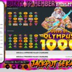 BUKTI JP MEMBER PASTIWIN777 BERMAIN GATE OF OLYMPUS 1000 -PRAGMATIC PLAY