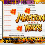 BUKTI JP MEMBER PASTIWIN777 BERMAIN GAME MAHJONG WAYS -PG SOFT