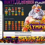 BUKTI JP MEMBER PASTIWIN777 BERMAIN GATE OF OLYMPUS -PRAGMATIC PLAY