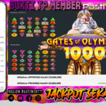 BUKTI JP MEMBER PASTIWIN777 BERMAIN GATE OF OLYMPUS 1000 -PRAGMATIC PLAY