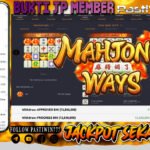 BUKTI JP MEMBER PASTIWIN777 BERMAIN GAME MAHJONG WAYS -PG SOFT