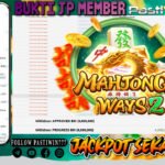BUKTI JP MEMBER PASTIWIN777 BERMAIN GAME MAHJONG WAYS 2 -PG SOFT